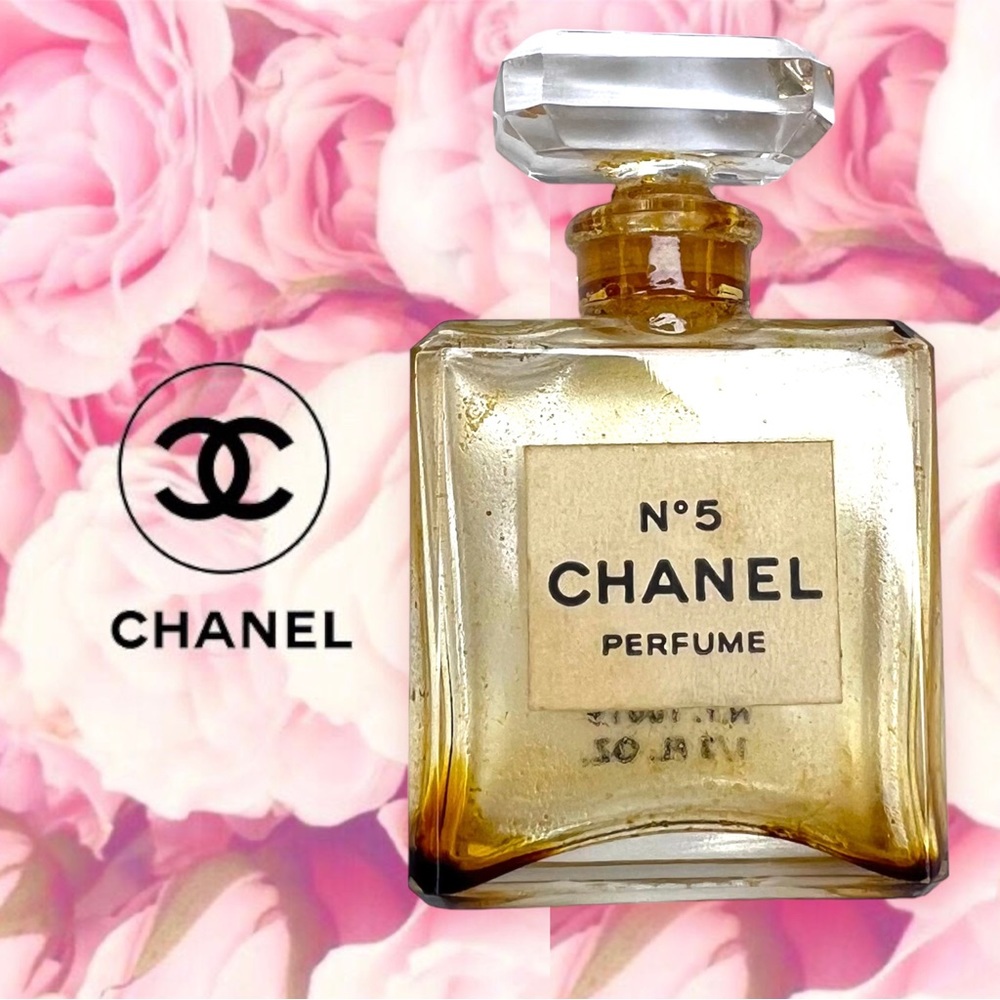 CHANEL No 5 Vintage Parfum Bottle Empty